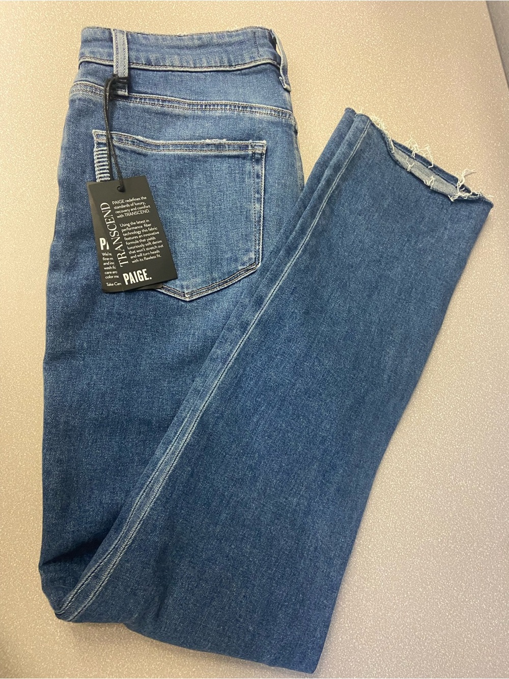 Paige Cindy raw cuffed jeans size 30